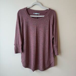 Women’s | Maurice’s | Dusty Rose Knit Sweater | 3/4 Length Sleeve Size XL